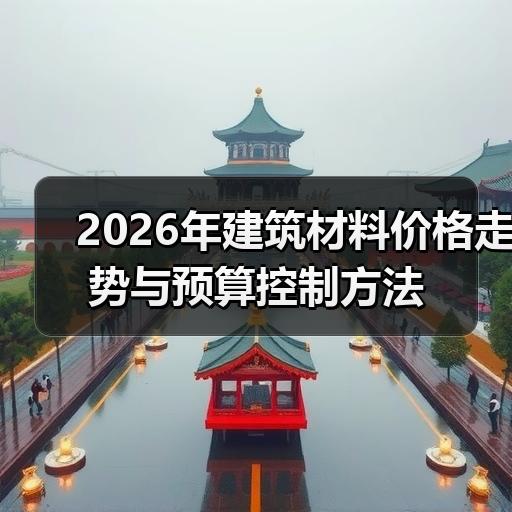2026年建筑材料价格走势与预算控制方法