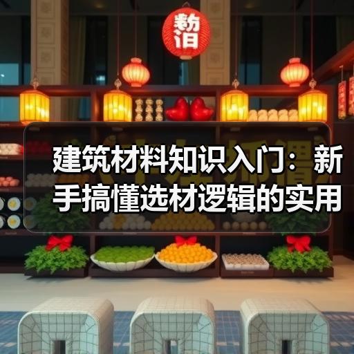 建筑材料知识入门：新手搞懂选材逻辑的实用清单