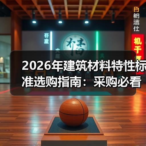 2026年建筑材料特性标准选购指南：采购必看的参数对照清单