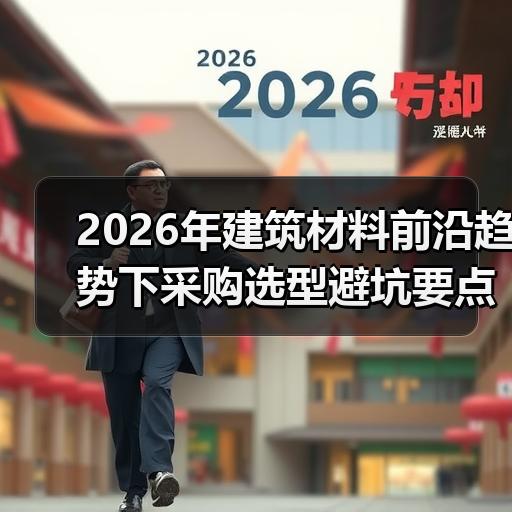 2026年建筑材料前沿趋势下采购选型避坑要点